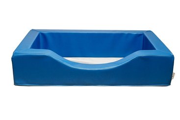 Couchage - Couchette Empilable pour Bébé et Enfant, Lit Gain de Place - Lit couchette en mousse pvc pour matelas 60x120cm bleu