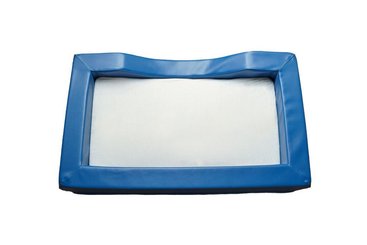 Couchage - Couchette Empilable pour Bébé et Enfant, Lit Gain de Place - Lit couchette en mousse pvc pour matelas 60x120cm bleu