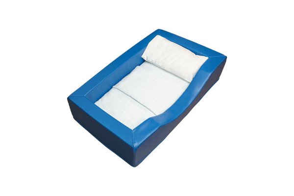 Couchage - Couchette Empilable pour Bébé et Enfant, Lit Gain de Place - Lit couchette en mousse pvc pour matelas 60x120cm bleu