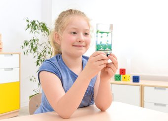 Motricité - Eveil Sensoriels et Tactiles - Sablier sensoriel