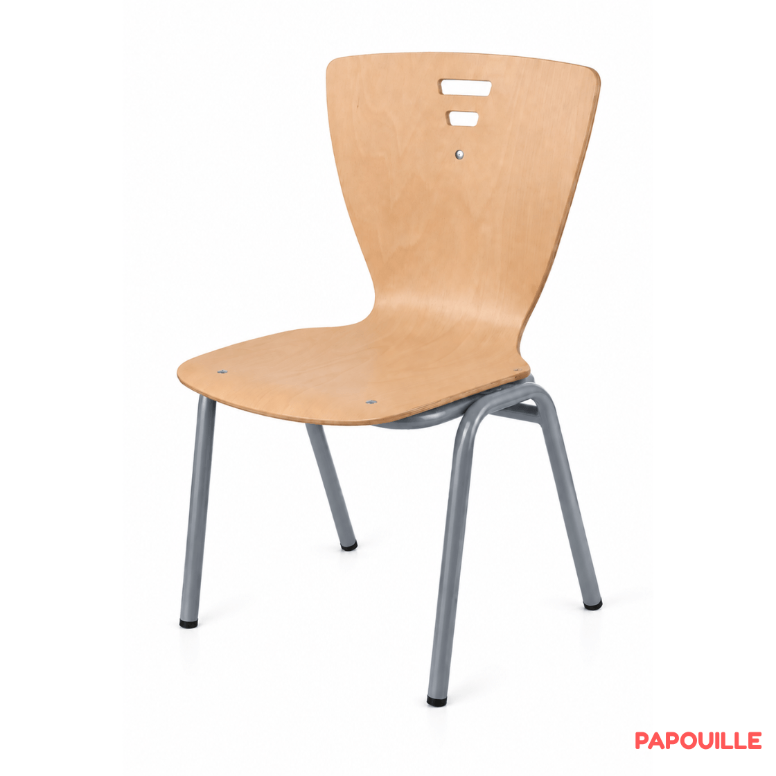 Chaise basse adulte H35cm - Gris