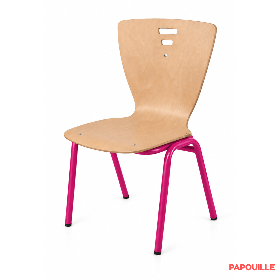 Chaise basse adulte H35cm - Fuchsia