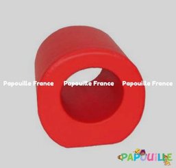 Motricité - Module de Motricité Bébé - Module tunnel le tube en mousse rouge