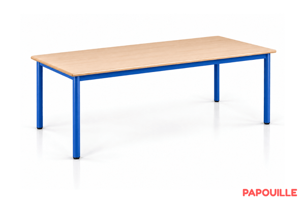 Mobilier - Table crèche et scolaire - Table Bermudes mélaminé 180 x 80 cm - T1 - Bleu