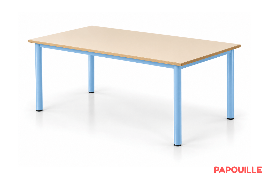 Table Bermudes mélaminé 120 x 50 cm - T0 - Ciel
