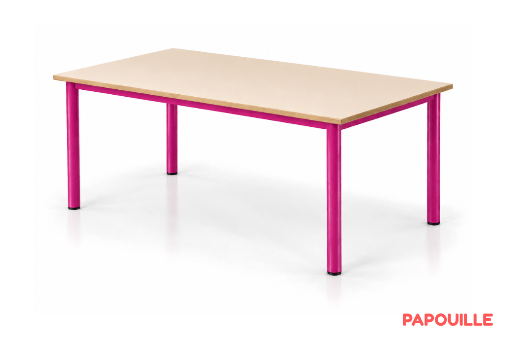 Table Bermudes 120 x 60 cm - T3 - Fuchsia