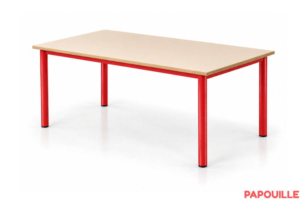 Table Bermudes 120 x 60 cm - T0 - Rouge
