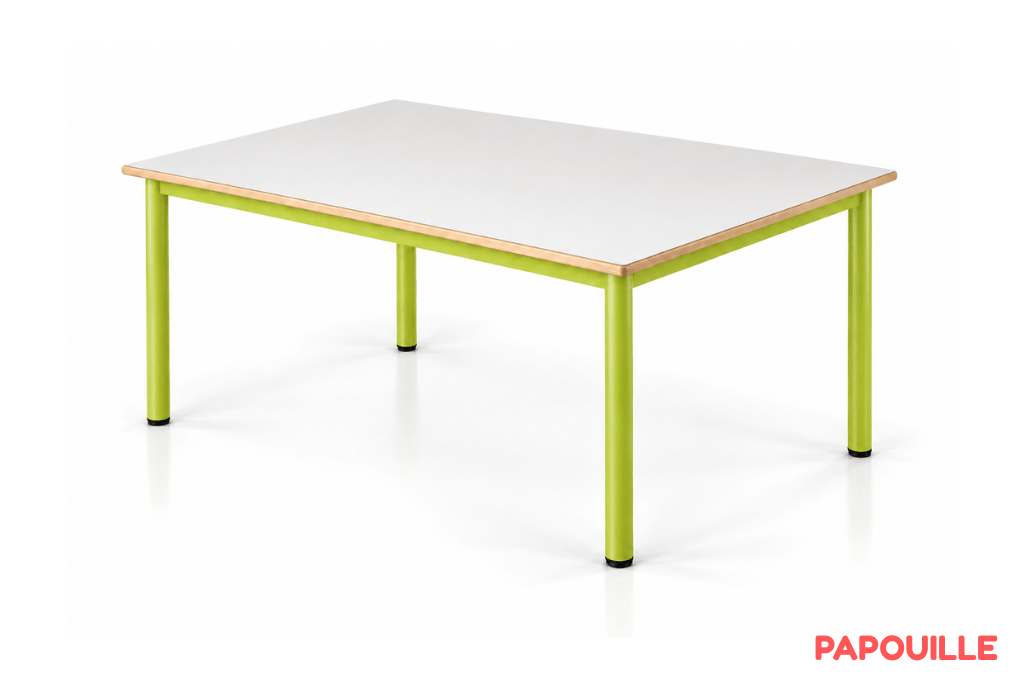 Table Bermudes mélaminé 120 x 80 cm - T2 - Vert