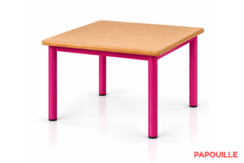 Table Bermudes mélaminé - 60 x 50 cm - T3 - Fuchsia