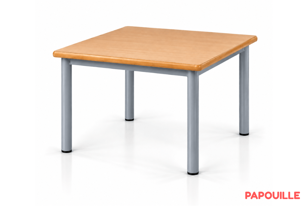 Table Bermudes mélaminé - 60 x 50 cm - T2 - Gris