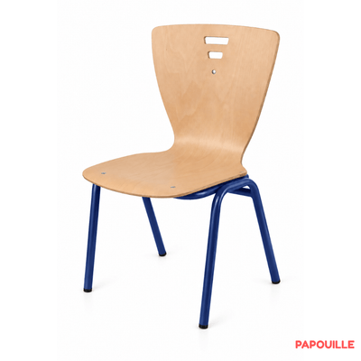 Mobilier - Chaise & fauteuil pour crèche - Chaise basse adulte H35cm - Bleu
