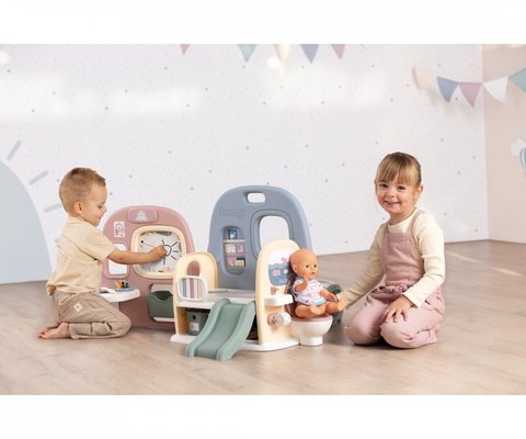 Jouets - Jouets d'Imitation et d'Imagination - Crèche pour poupons - Baby care Smoby
