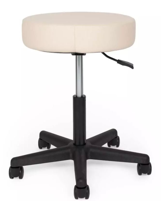 Tabouret confort spécial collectivité réglable en hauteur Beige