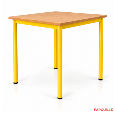 Mobilier - Table crèche et scolaire - Table 70 x 50 cm - H71 cm T5 - Jaune