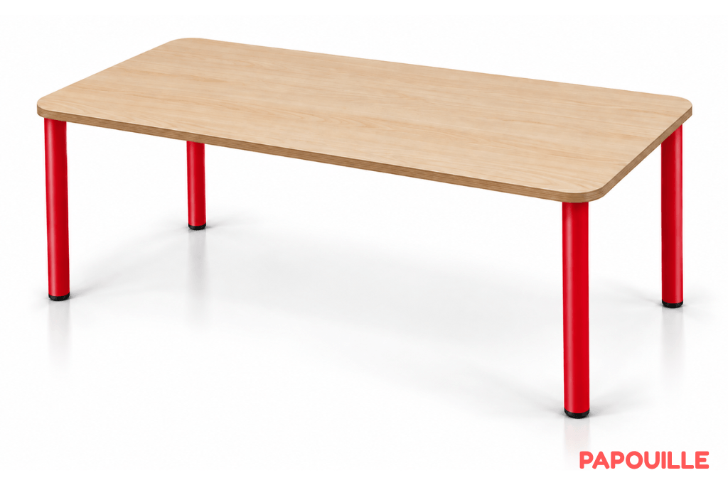 Table Bermudes 120 x 60 cm - T0 - Rouge