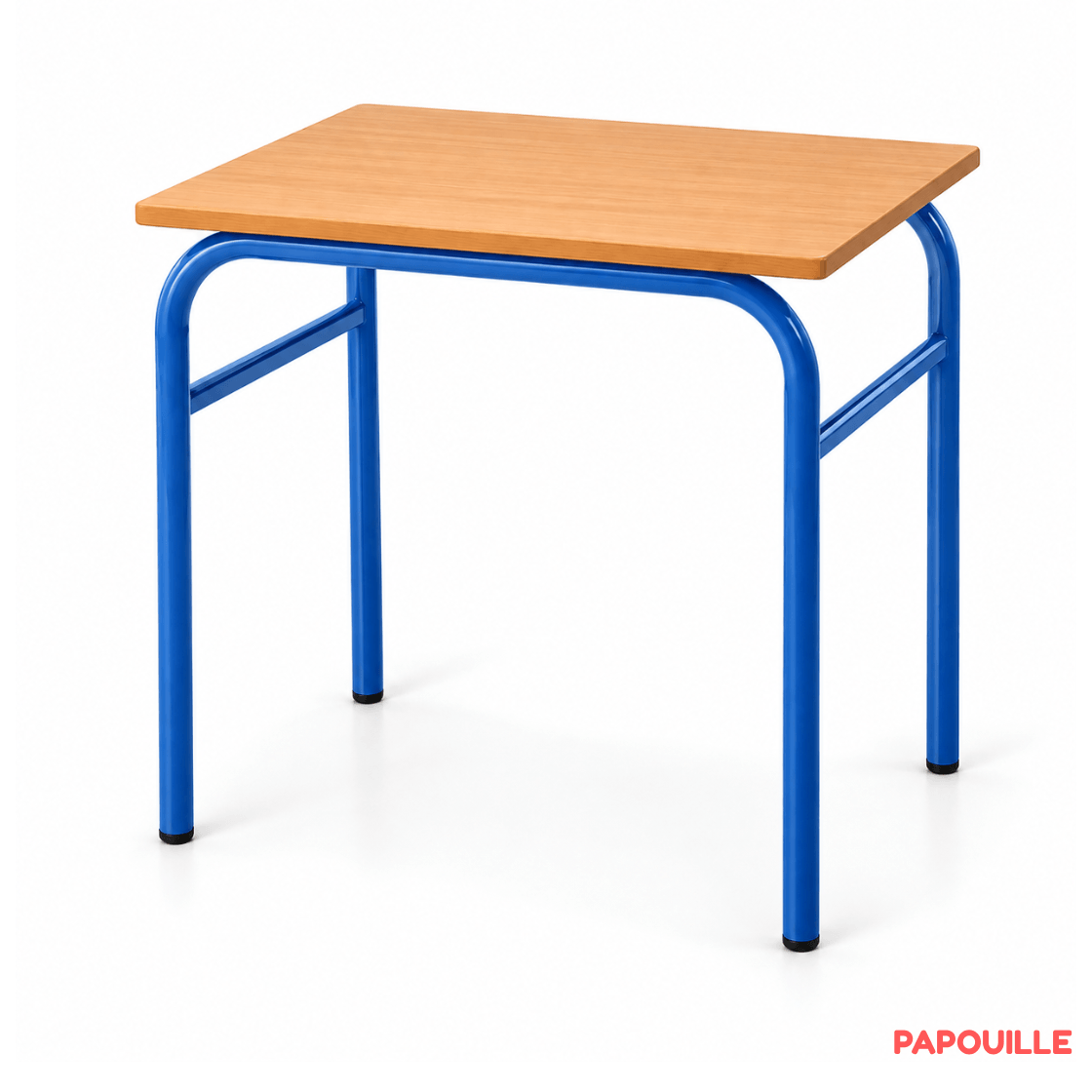 Table 1 place 70 x 50 cm - H76 cm T6 - Bleu