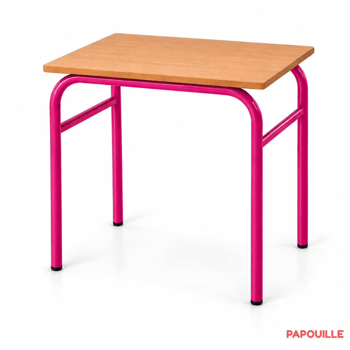 Table 1 place 70 x 50 cm - H76 cm T6 - Fuchsia