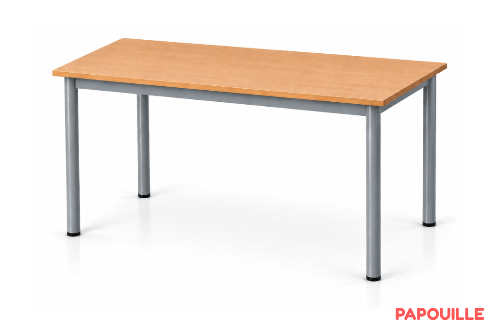 Table Bermudes 130 x 50 cm - H71 cm T5 - Gris