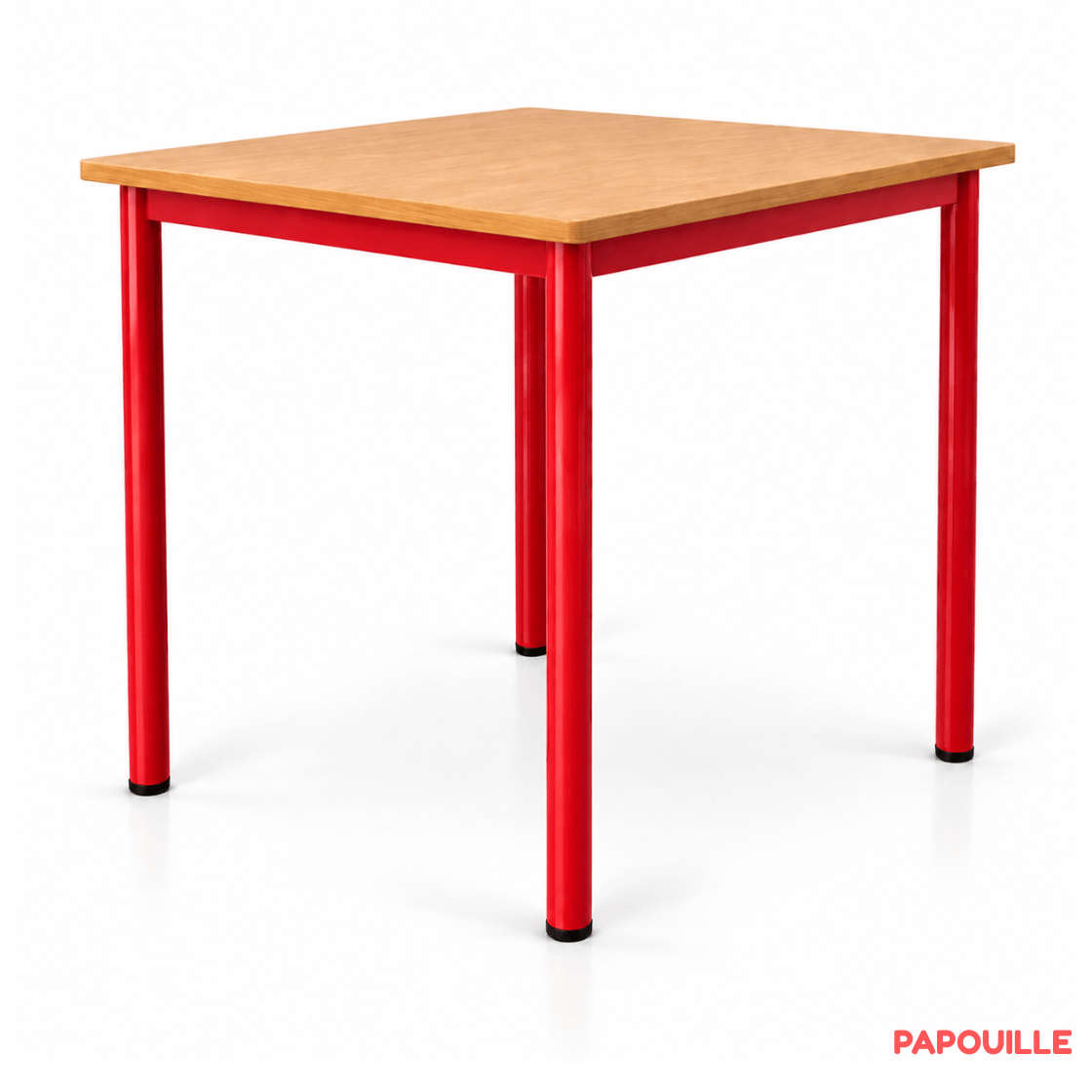 Table 70 x 50 cm - H76 cm T6 - Rouge