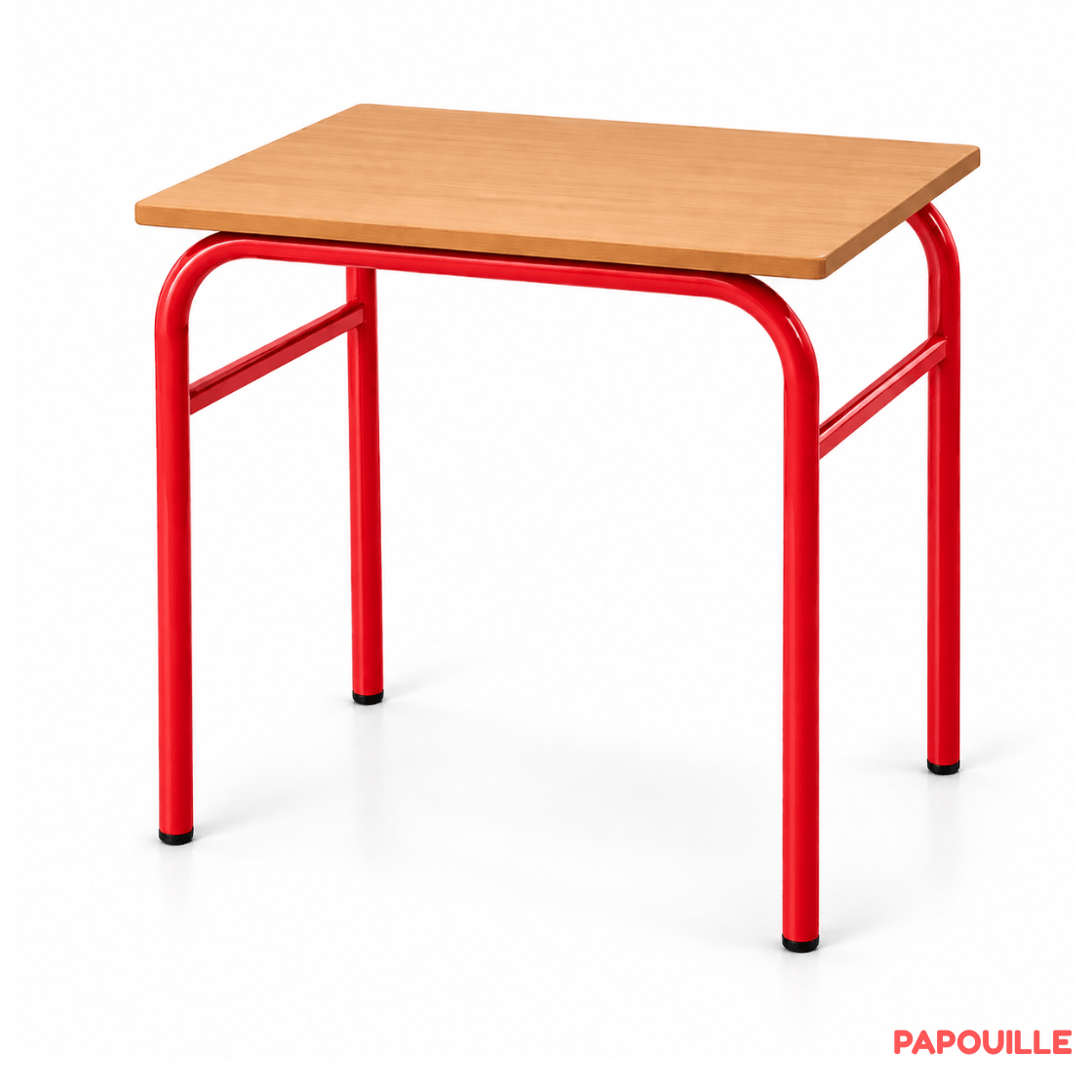 Table 1 place 70 x 50 cm - H76 cm T6 - Rouge