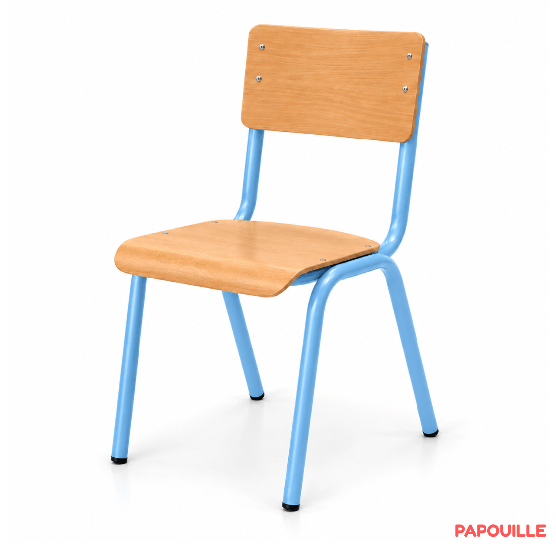 Chaise scolaire H46 cm - T6 - Ciel