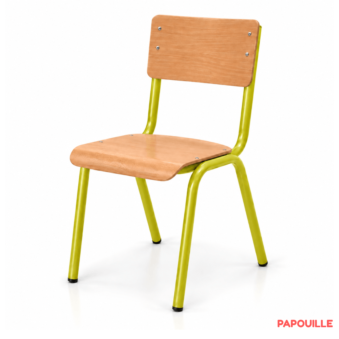 Chaise scolaire H43 cm - T5 - Vert
