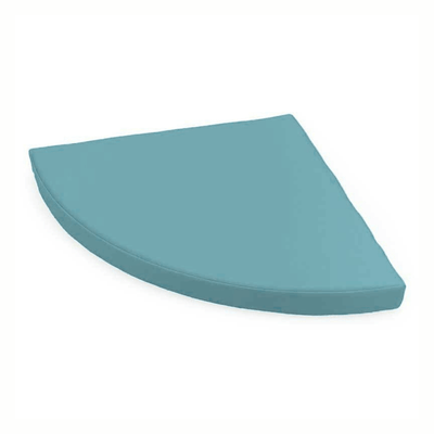 Motricité - Module de Motricité Bébé - Tapis d'angle à 90° 1/4 rond 40x40x3cm Ciel
