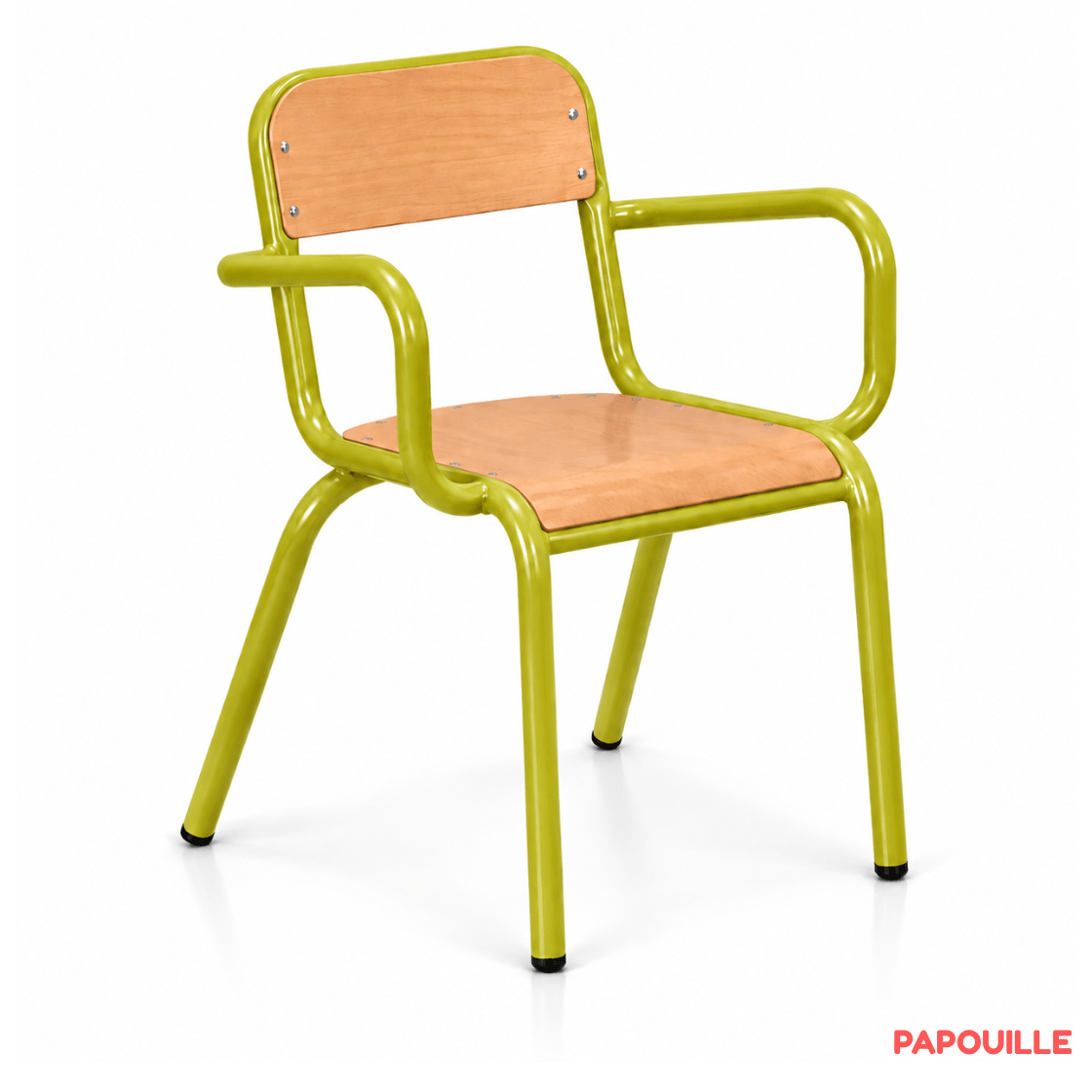 Fauteuil en bois adulte - H 46 cm T6 - Vert