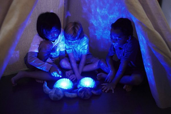 Couchage - Mobile de Lit Bébé et Veilleuse - Veilleuse tortue projection fonds marin