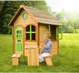 Mobilier - Cabane enfant - Maisonnette en bois la jardinière EN 71