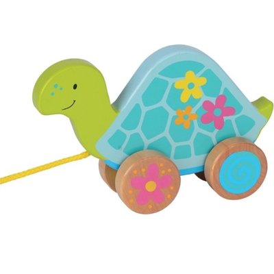 Jouets - Jouets à Pousser, à Tirer - Animal à tirer avec roulettes tortue susibelle