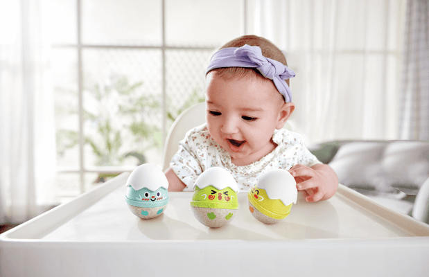 Jouets - Hochets et Jouets Sensoriels - Set de 3 hochets poussins