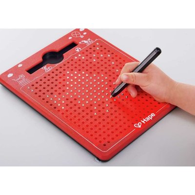 Jouets - Jouets à Empiler ou à Encastrer - Tablette magnétique - Rouge