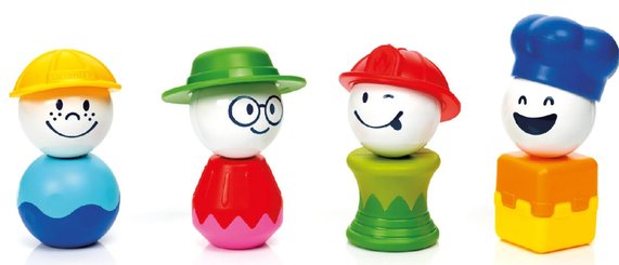 Jouets - Jouets à Empiler ou à Encastrer - Personnages à empiler