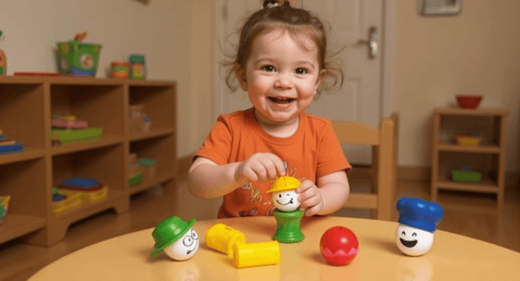Jouets - Jouets à Empiler ou à Encastrer - Personnages à empiler