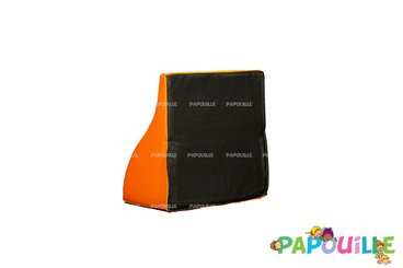 Motricité - Module de Motricité Bébé - Module demi vague en mousse pvc h.23cm orange