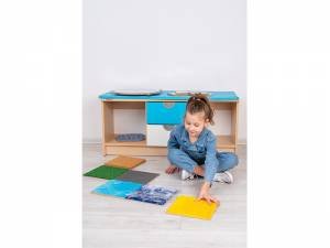 Motricité - Eveil Sensoriels et Tactiles - Tapis sensoriel - 6 dalles