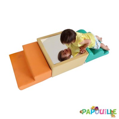 Motricité - Parcours de Motricité Crèche - Parcours en mousse avec miroir