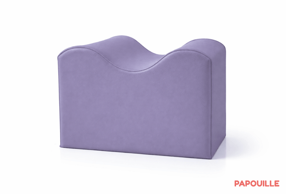 Motricité - Module de Motricité Bébé - Module petite vague ondulé en mousse parme