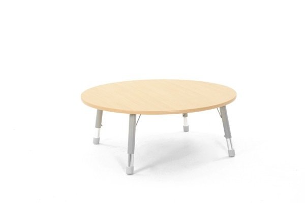 Mobilier - Table crèche et scolaire - Table ronde Oscar 120 cm réglable en hauteur
