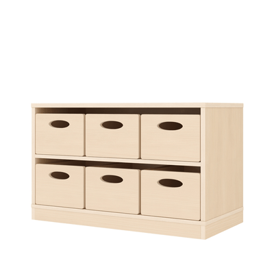 Mobilier - Meuble de rangement scolaire - Meuble de rangement 6 casiers - Melo