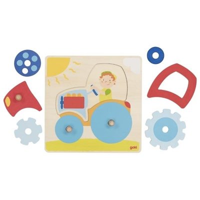 Jeux - Jeux Éducatifs et Puzzle - Puzzle tracteur fermier