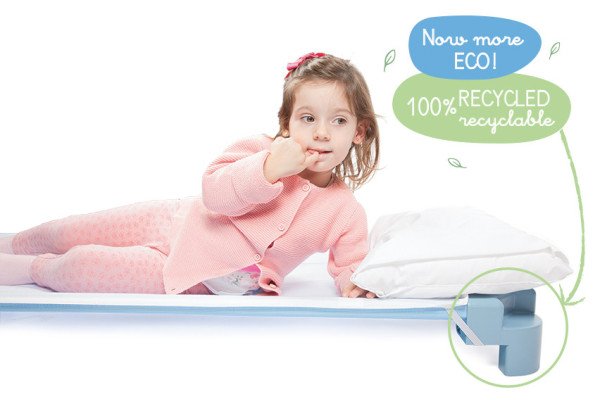 Couchage - Couchette Empilable pour Bébé et Enfant, Lit Gain de Place - Lit couchette empilable ECO enfant 132 x 56 cm