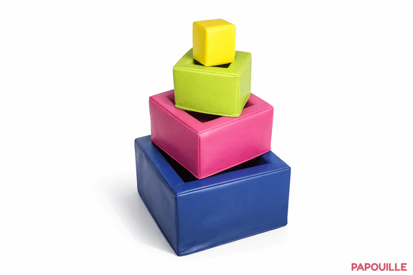 Motricité - Module de Motricité Enfant - Module 4 cubes mousse en pvc