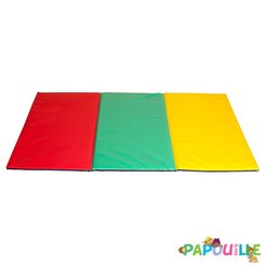 Motricité - Tapis de motricité bébé et enfant - Tapis de sol de motricité pliant en mousse pvc 180x120x2cm