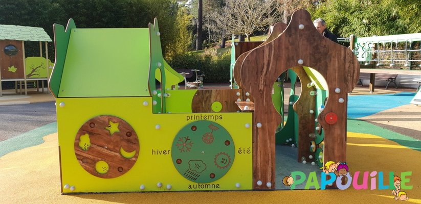 Mobilier - Aire de jeux et structure extérieure - Aire de jeu extérieur labyrinthe pour enfant