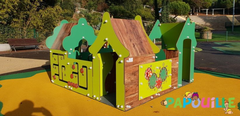 Mobilier - Aire de jeux et structure extérieure - Aire de jeu extérieur labyrinthe pour enfant