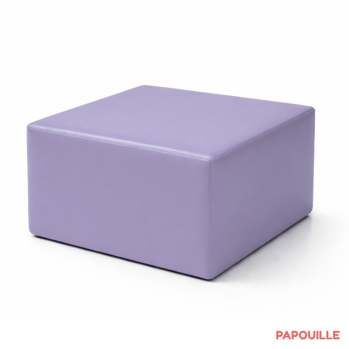 Module bloc carre en mousse pvc h.23cm parme