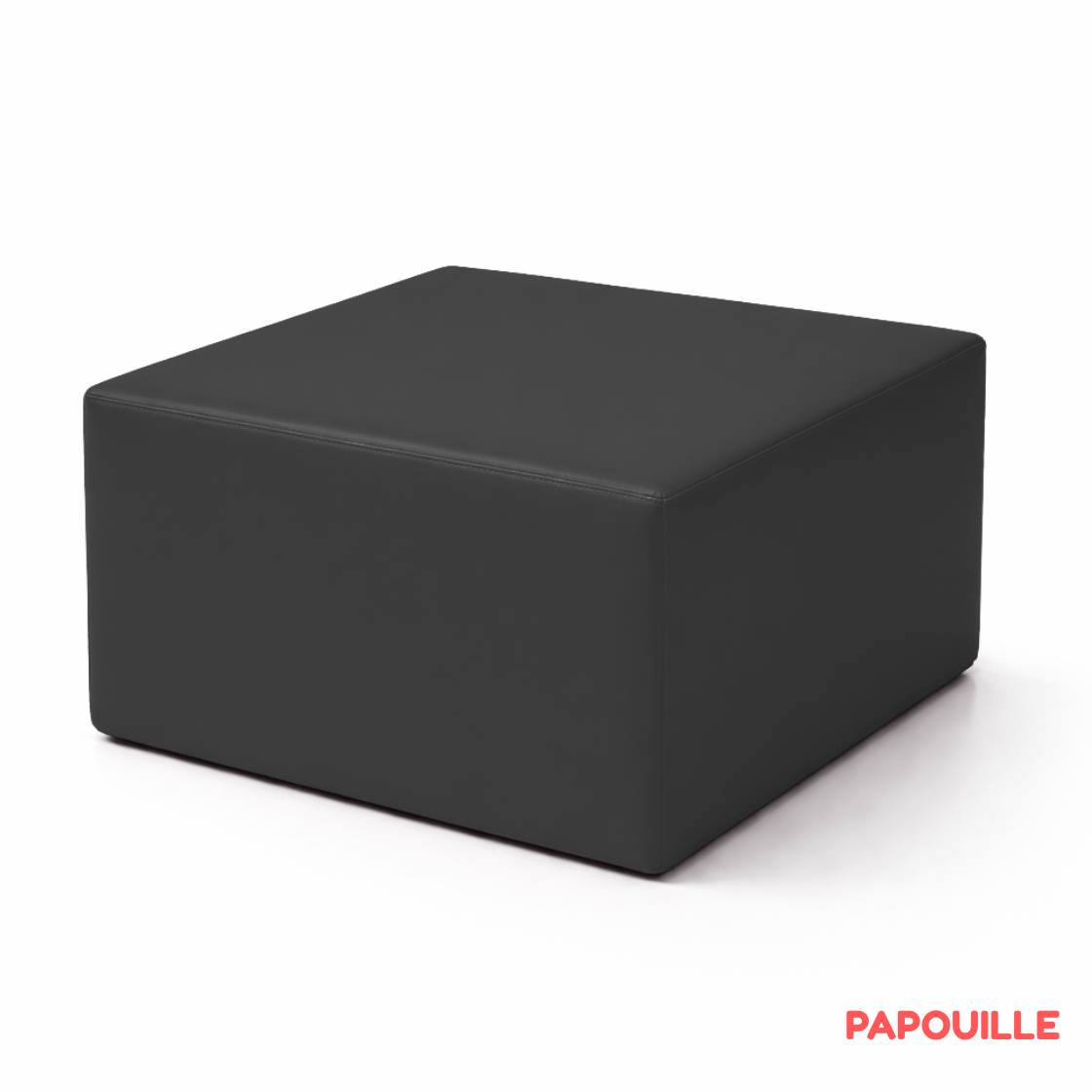 Module bloc carre en mousse pvc h.23cm noir
