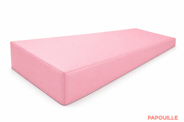 Motricité - Module de Motricité Bébé - Module trapèze en mousse pvc h.23cm rose